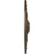 Ekena Millwork Naple Ceiling Medallion (Fits Canopies up to 3 3/8"), Hand-Painted Brass, 37 1/2"OD x 3 3/8"P CM37NABRS - alternate 2